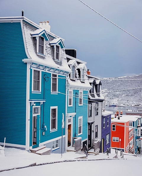 Snow clad St. John’s