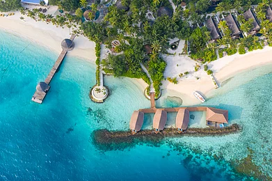 Supplied : Aerial view of the island