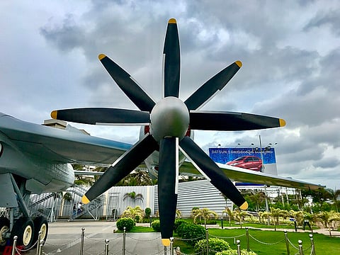 One of the helicopters was permanently installed in Visakhapatnam