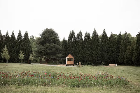 Small yet serene, this forest hideaway pairs Scandinavian design with a wood-fired sauna and backcountry calm.