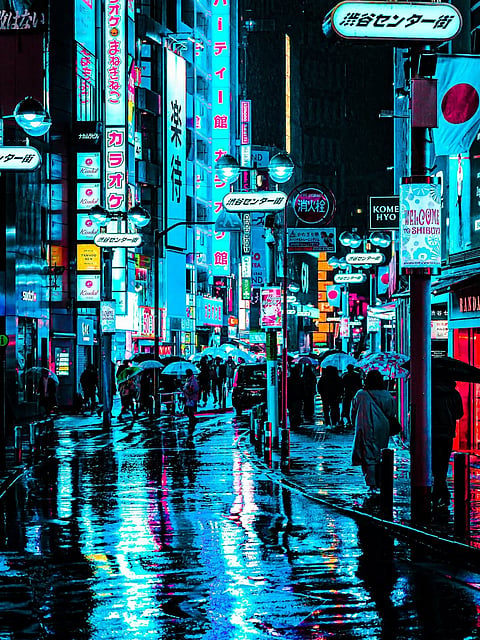 Shibuya at night