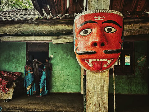 Faces of faith and folklore in Pimpalsond