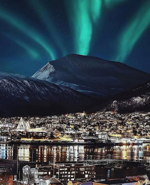 Tromsø at night
