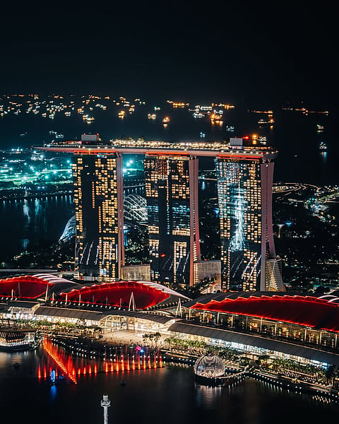 Singapore at night