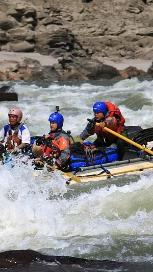 Flickr: rideandclimbadventure : Rafting on the Siang river