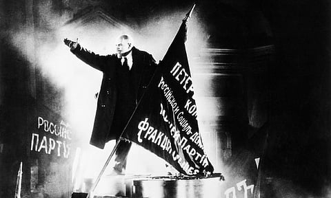 A screengrab from 'October (Ten Days that Shook the World)' (1928)