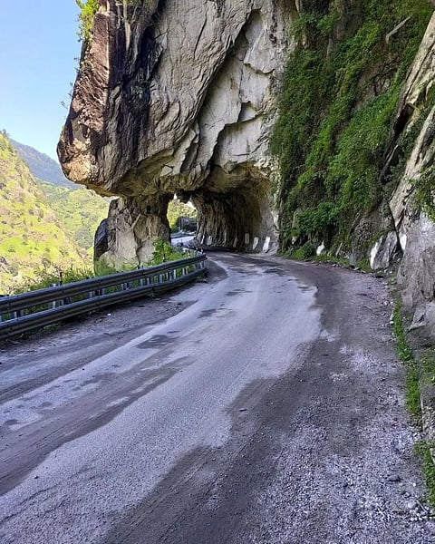 Along the Shimla–Kaza highway