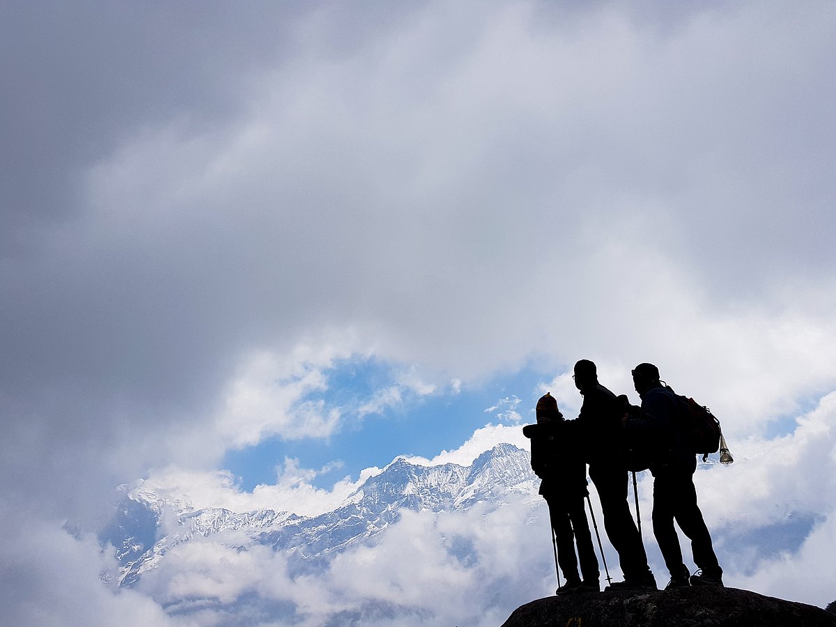 Trekking in a group keeps you safe, supported, and ready for the unexpected