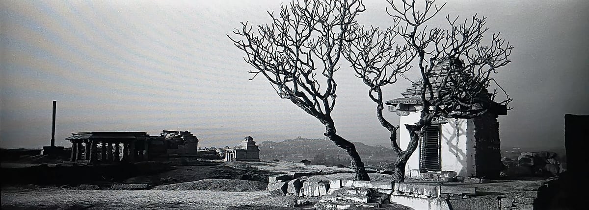A landscape of Hampi, Karnataka