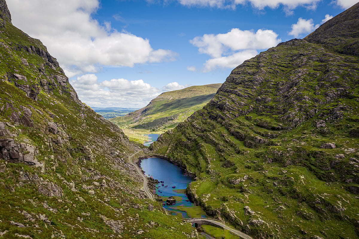 View over Gap of Dunloe, Killarney, Ireland