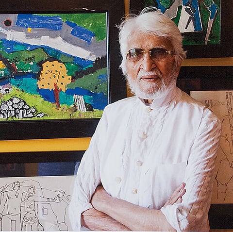 M. F. Husain’s life was a journey across continents, cultures, and canvases