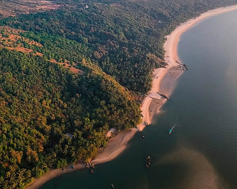 Soft sands and quiet waves make Bhogwe one of the Konkan’s most peaceful escape