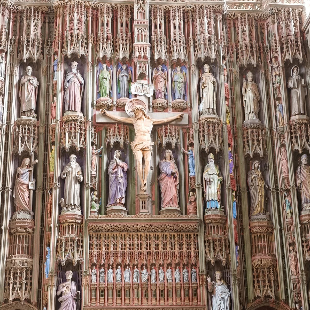 Inside the cathedral