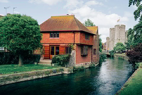 A quaint view of Canterbury