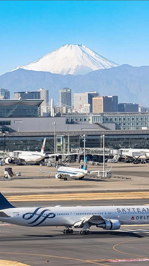 At Tokyo Haneda Airport 