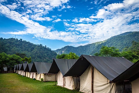 Riverside camps in Rishikesh