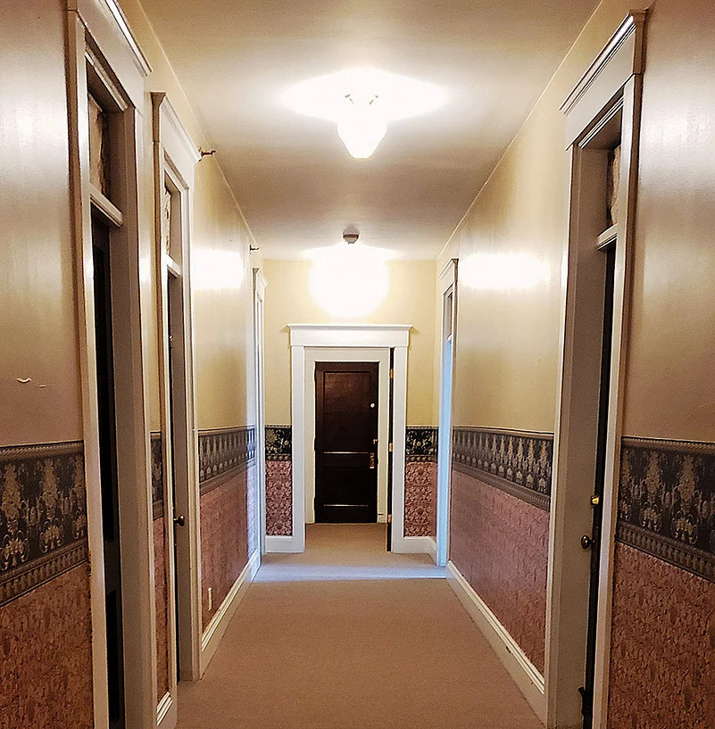 A view inside the hotel