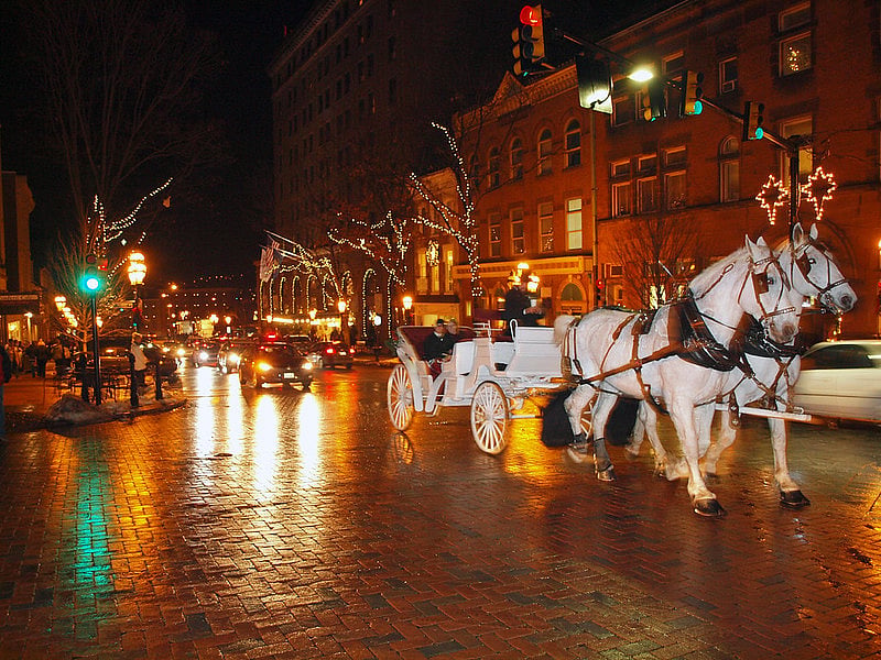 Founded by Moravian settlers on Christmas Eve 1741, the city has long been linked to the holiday season
