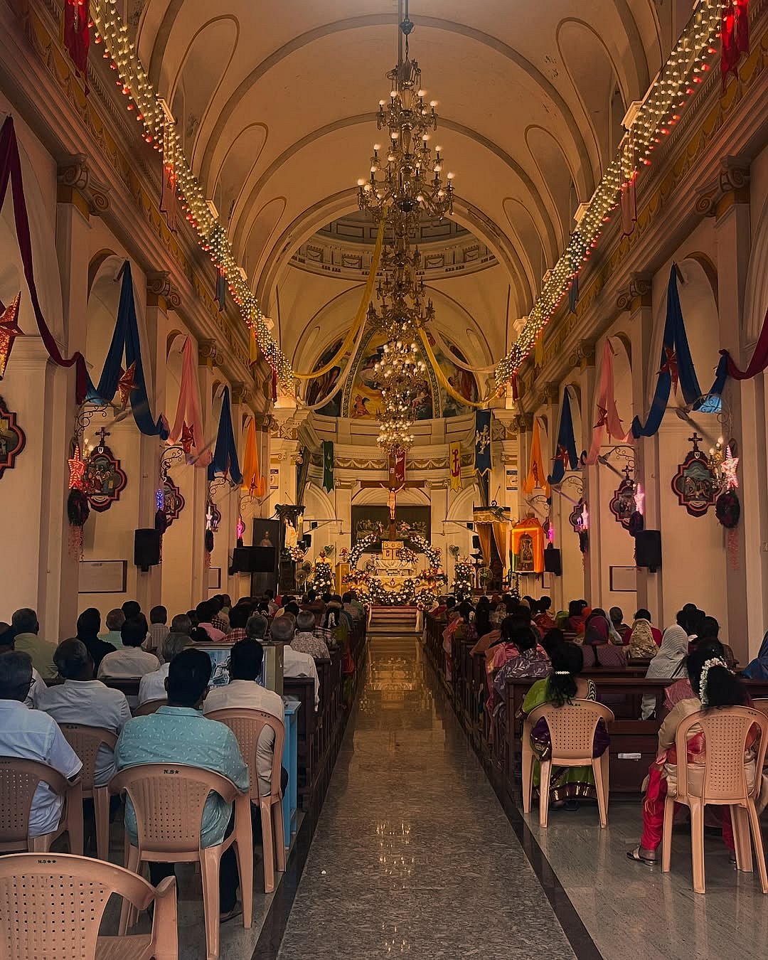 A Christmas mass in Pondicherry