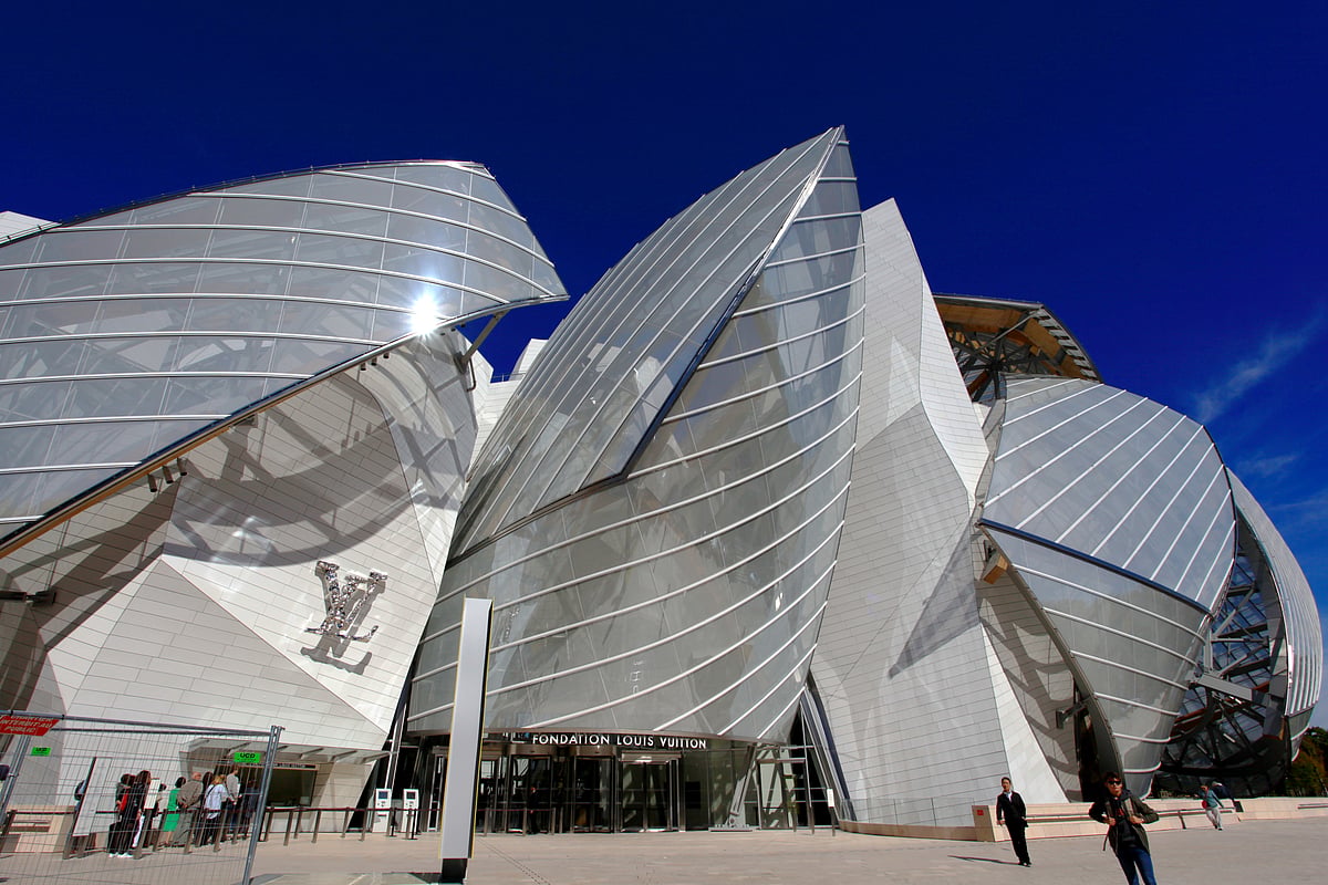 The Louis Vuitton Foundation’s glass sails rise over Paris’s Bois de Boulogne