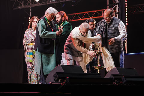 Lamp lighting ceremony