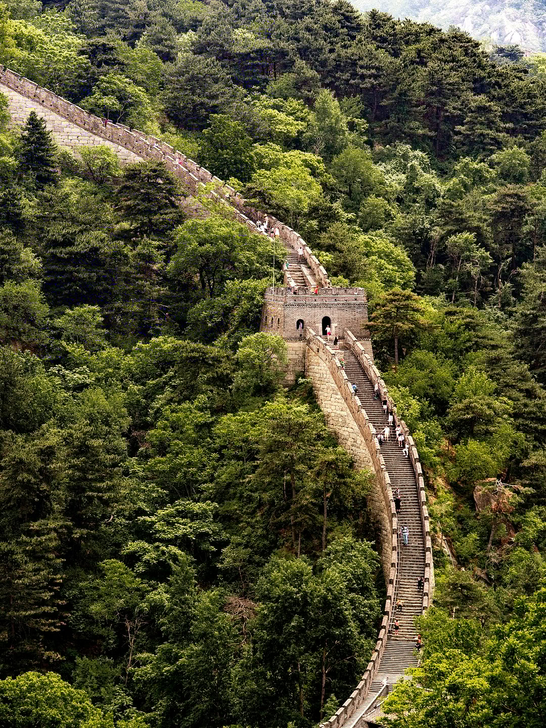 A view of Great Wall of China