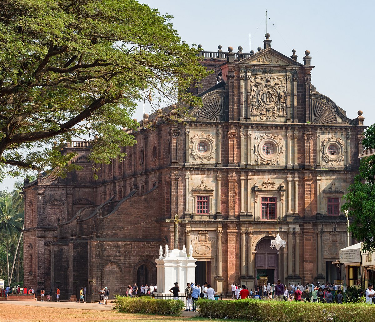 Goa’s Basilica of Bom Jesus is home to St. Francis Xavier’s relics.