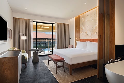 The King Deluxe Balcony Garden room at the resort