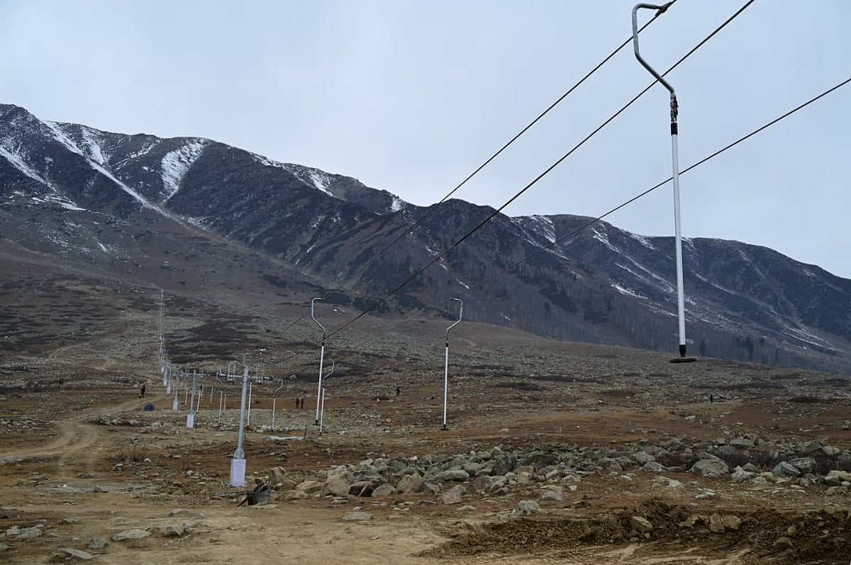 The ski drag lift measures 726 metres in length and has been constructed at a cost of Rs 3.65 crore.