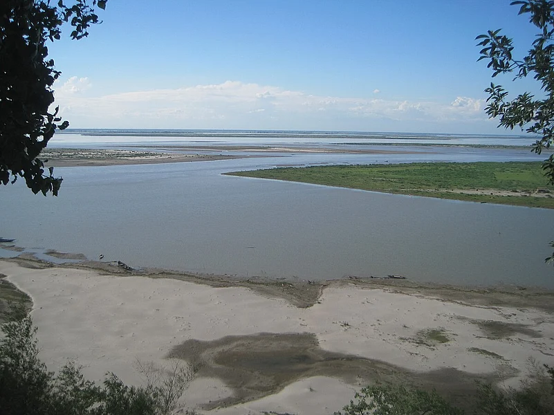 View of the Brahmaputra from Mayong