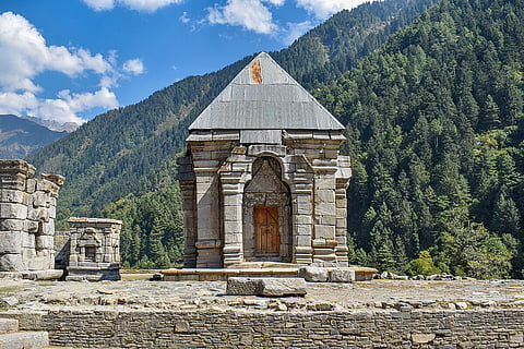 Naranag Temple is located in the scenic Ganderbal district