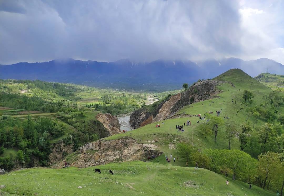 Trekkers can expect expansive meadows, quiet pine forests, and panoramic Himalayan vistas