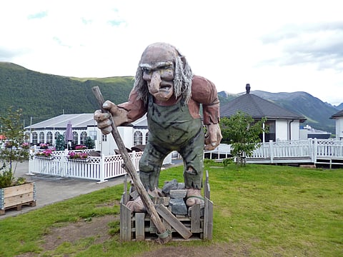 In Norwegian folklore, trolls were said to roam only at night—sunlight could turn them to stone