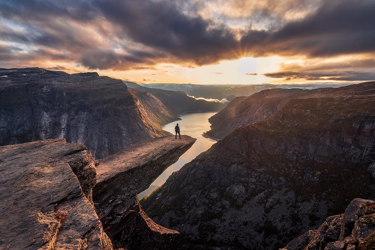 Places like Trollstigen and Trolltunga blur the line between geography and legend