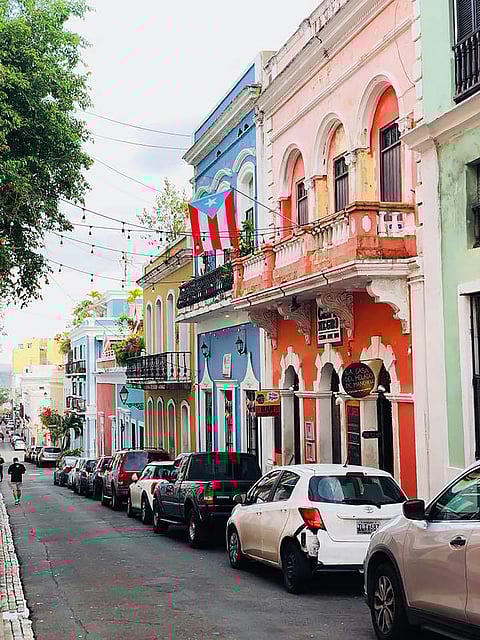 A street in Puerto Rico, Caribbean
