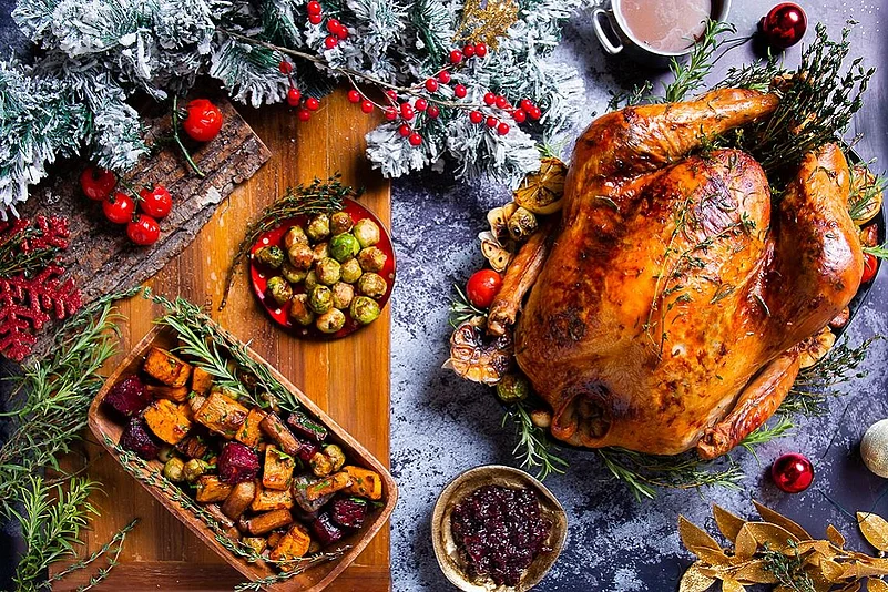 Christmas Brunch at Lawns, Shangri-La Eros New Delhi