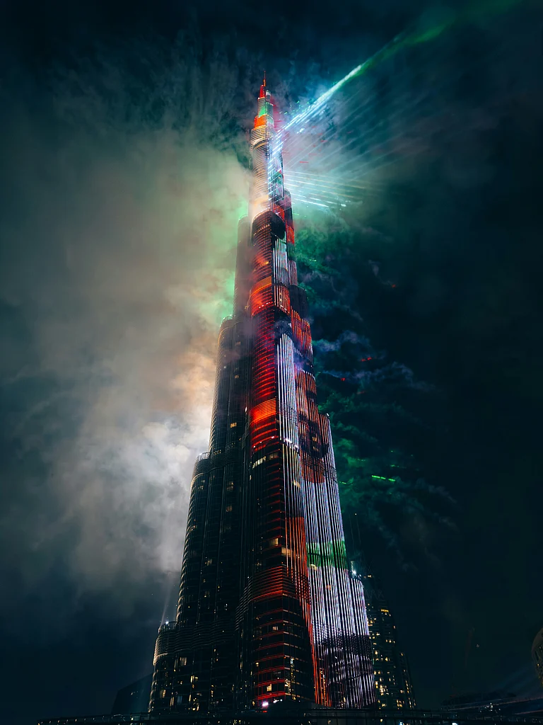 Burj Khalifa during New Year celebrations - Unsplash