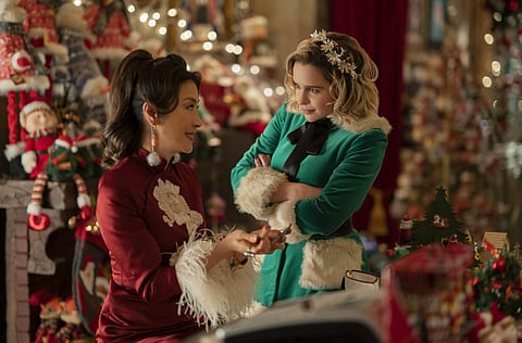 Covent Garden, Cecil Court, and hidden city gardens frame a softer, more intimate London in Last Christmas