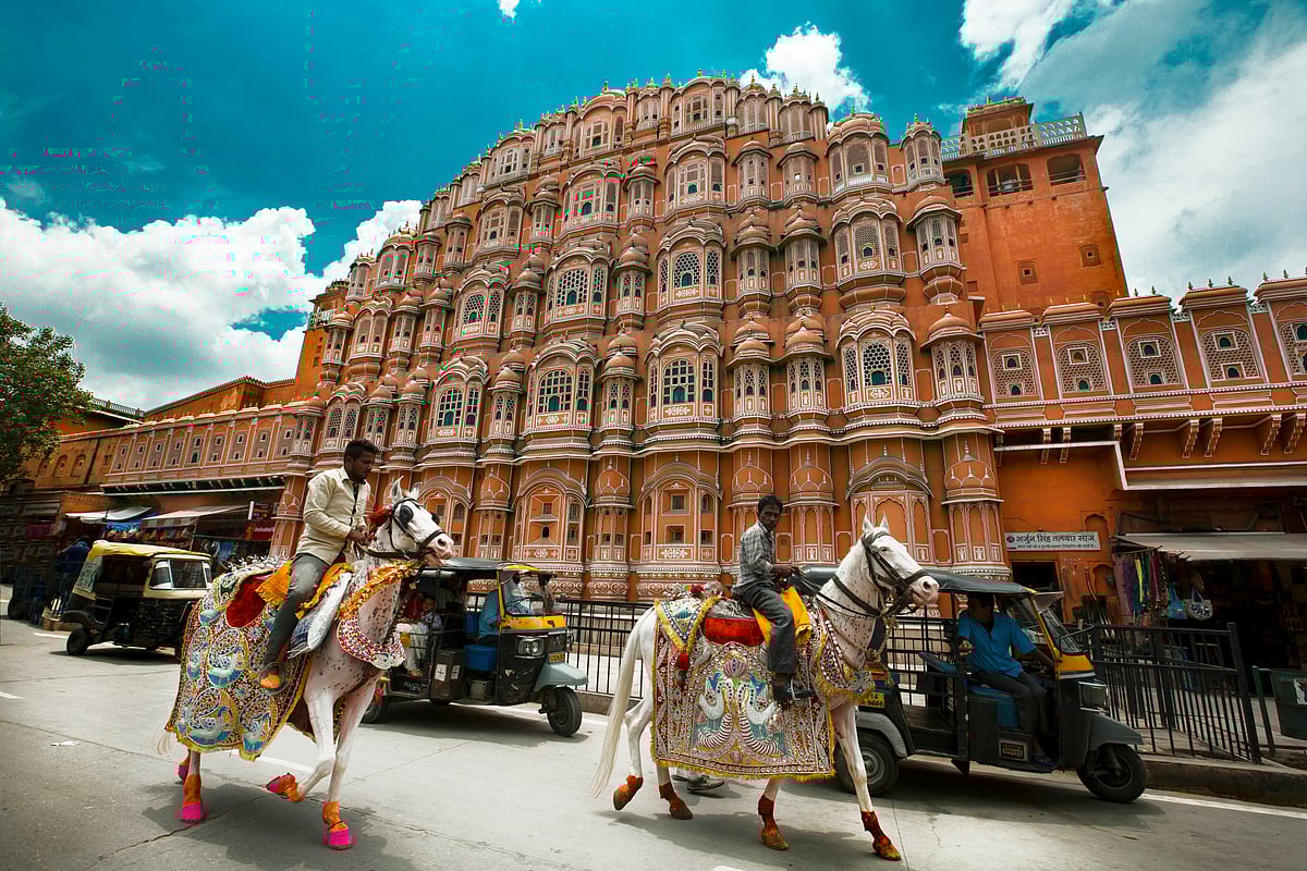 Jaipur’s Hawa Mahal, Amber Fort and City Palace feature in the title track, adding colour, scale and royal flair to the narrative