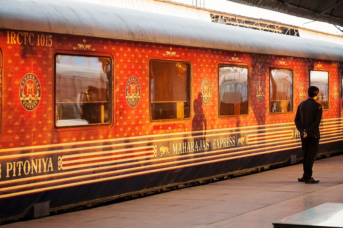 The Maharajas’ Express luxury train in Mumbai