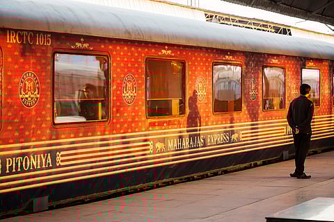 The Maharajas’ Express luxury train in Mumbai