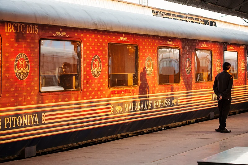 The Maharajas’ Express luxury train in Mumbai