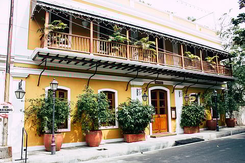 Colonial streets of White Town, Puducherry