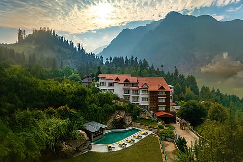 Stay amidst the alpine scenery at Bookmark Resorts, Manali