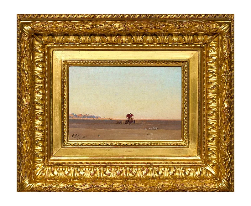 Caravan in the Desert by Gustave Guillaumet