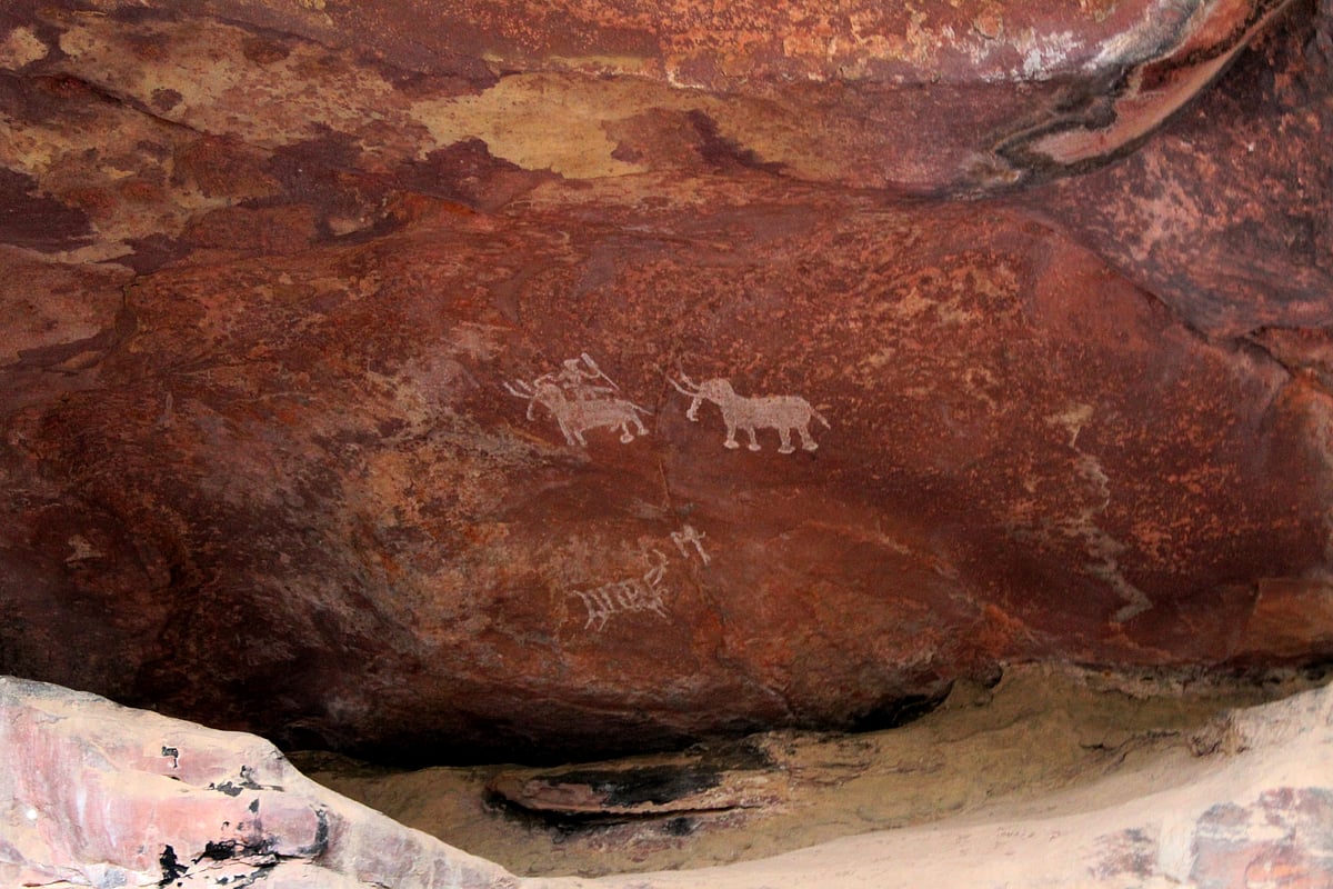 Rock Shelters Of Bhimbetka, Madhya Pradesh