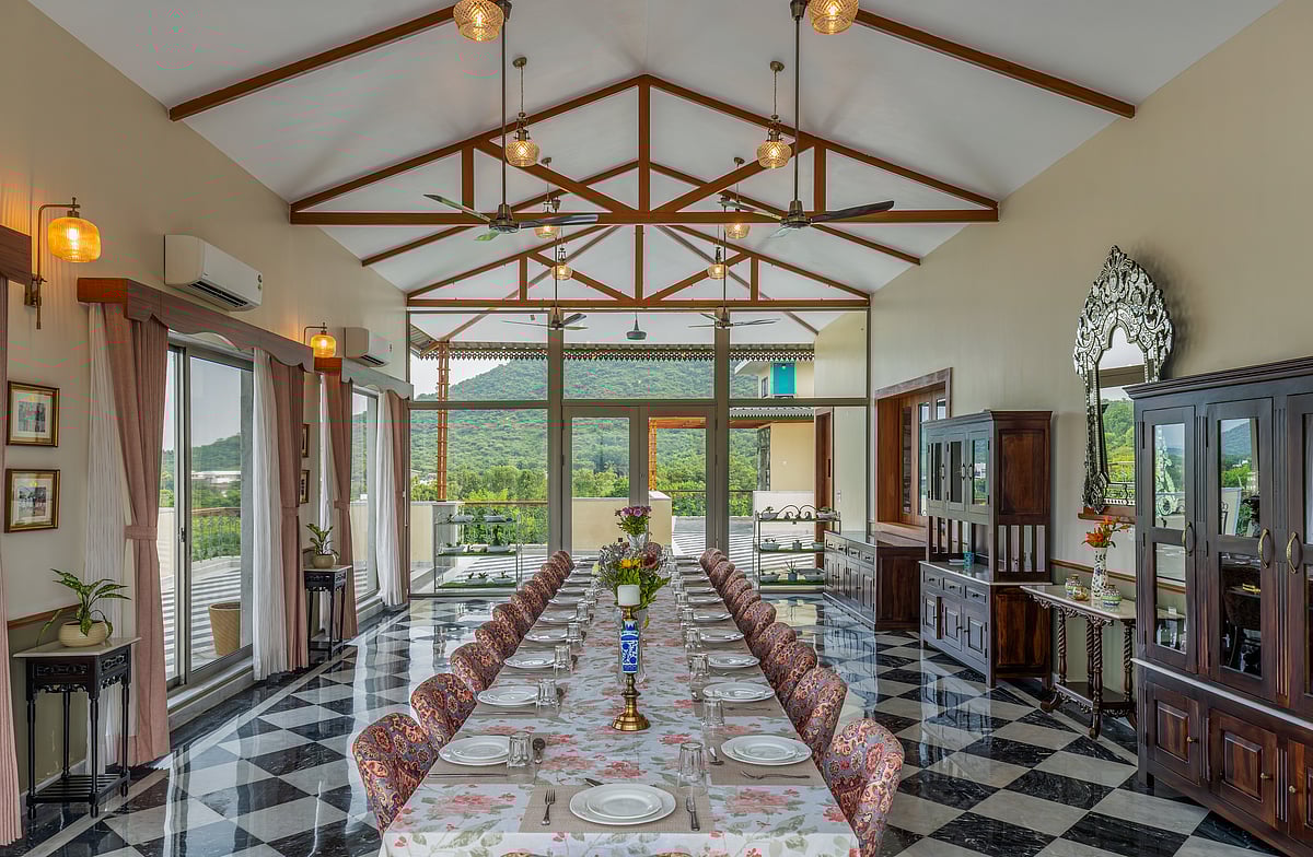 The spacious halls are perfect for gatherings