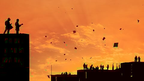 The International Kite Festival in Ahmedabad adds spectacle, but the real joy lies in neighbourhood rooftop