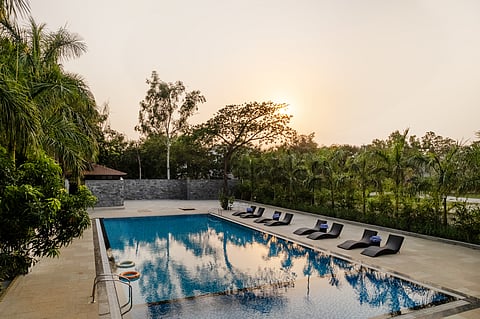 Pool side at Stolen Heaven Lonavala