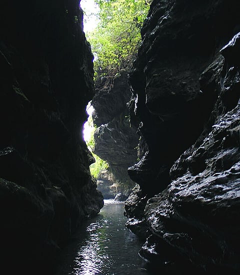 A view inside Robber's Cave
